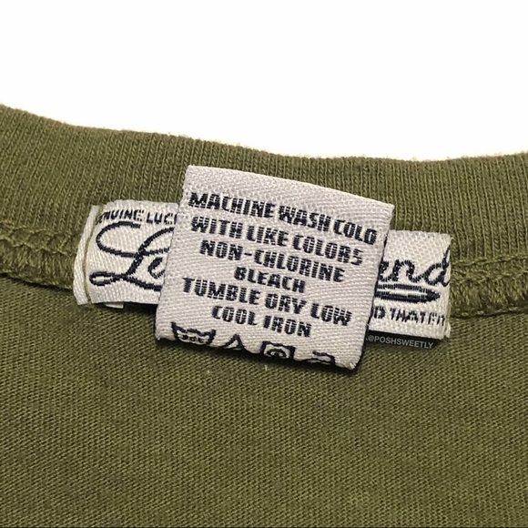 Lucky Brand Flocked Velvet Logo Tee - Picture 7 of 10